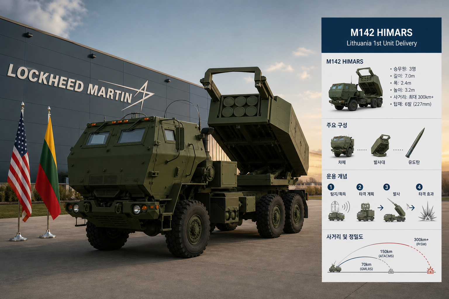 Lockheed M142 Engine 리투아니아 M142 하이마스 1호기 출고…록히드마틴과 손잡았다
